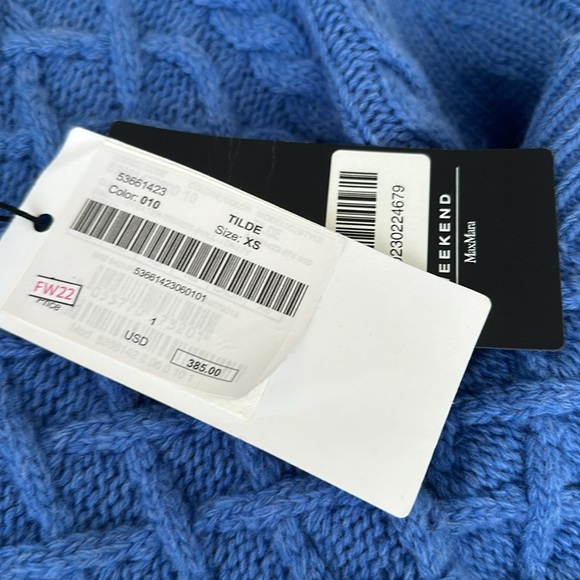 Max Mara weekend blue wool sweater - Picture 3 of 3